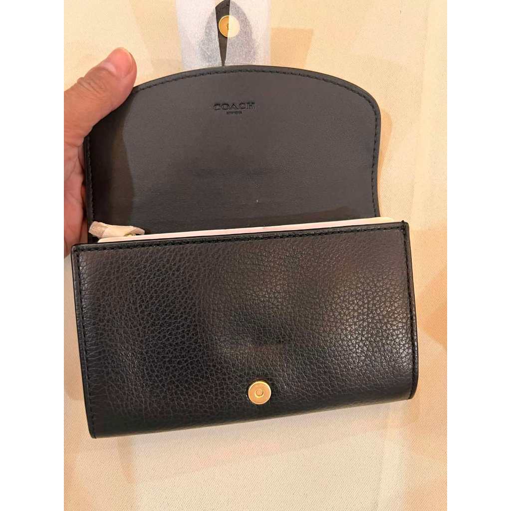 ORIG & IMPORTED CCH Kleo Medium Flap Black Wallet