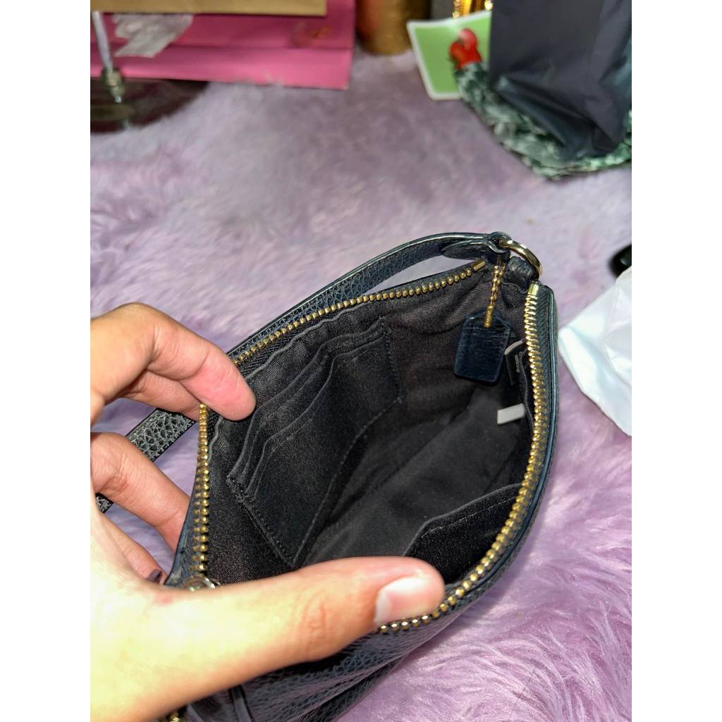 ORIG Preloved RARE CCH Nolita 19 Pebbled Black Wristlet Small Bag