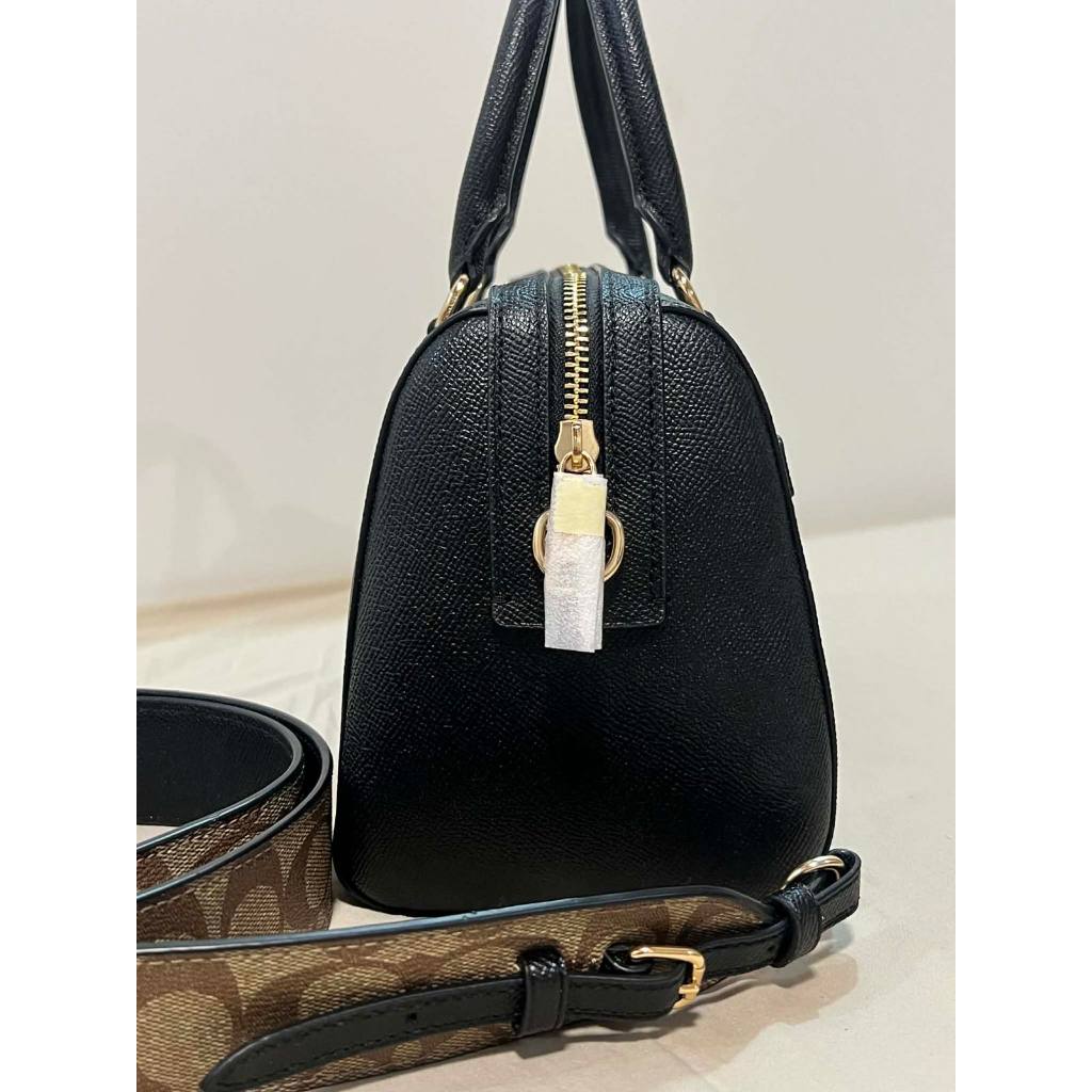 ORIG & IMPORTED CCH Rowan  Satchel With Thick Strap Black Bag