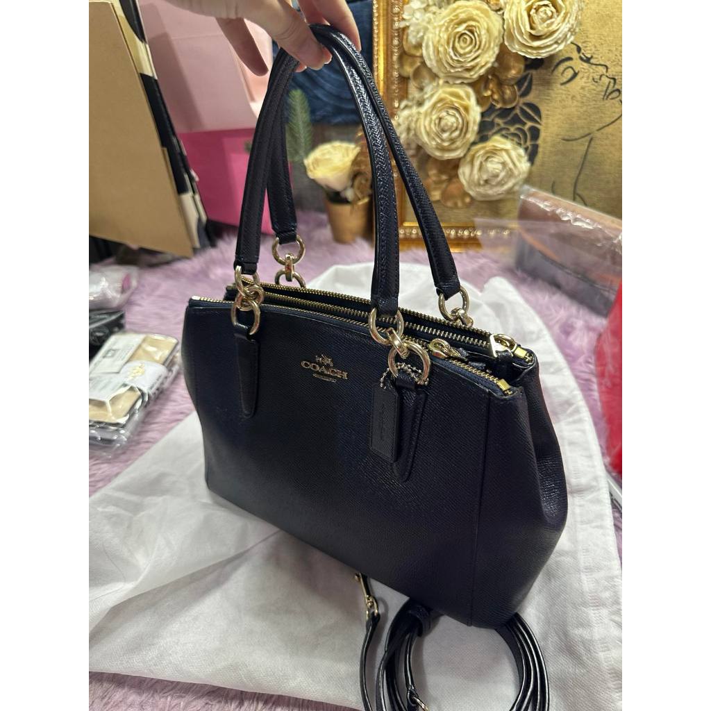 ORIG Preloved CCH Small Christie Carryall Satchel Blue Bag