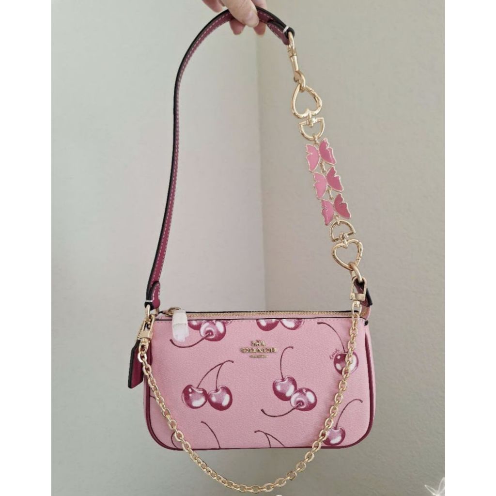 ORIG & IMPORTED CCH Nolita 19 with Cherry Print in Pink Small Bag