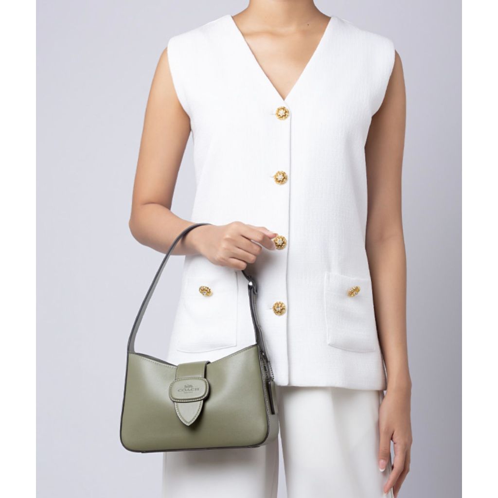 ORIG Preloved CCH Eliza Shoulder Green Bag