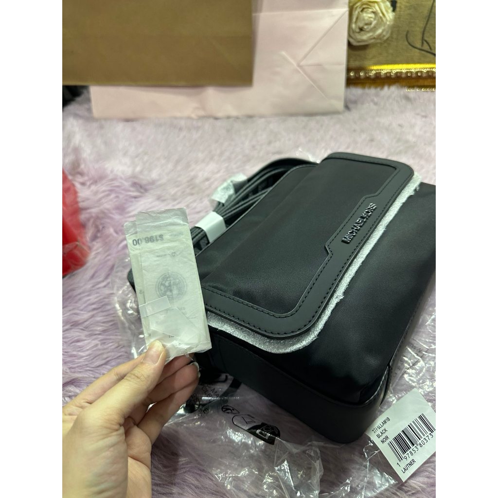 ORIG & IMPORTED MK Lautner Medium Nylon Camera Black Men Bag