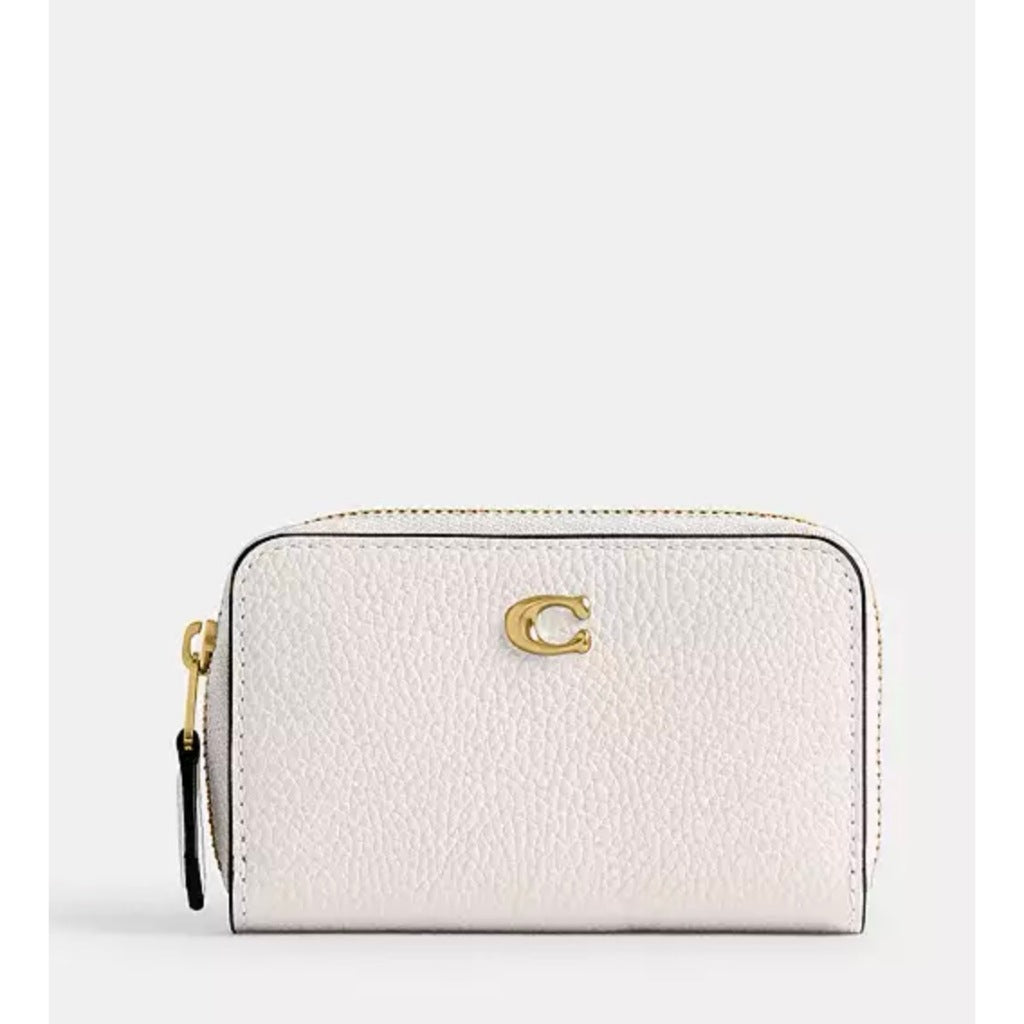 ORIG & IMPORTED CCH Retail Essential Small Zip Around Card Case White Wallet