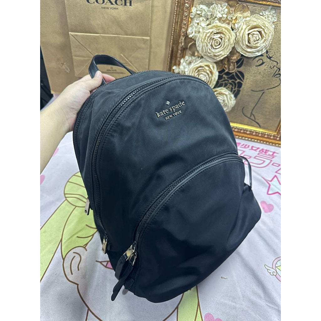 ORIG Preloved KS Karissa Nylon Backpack Black Bag