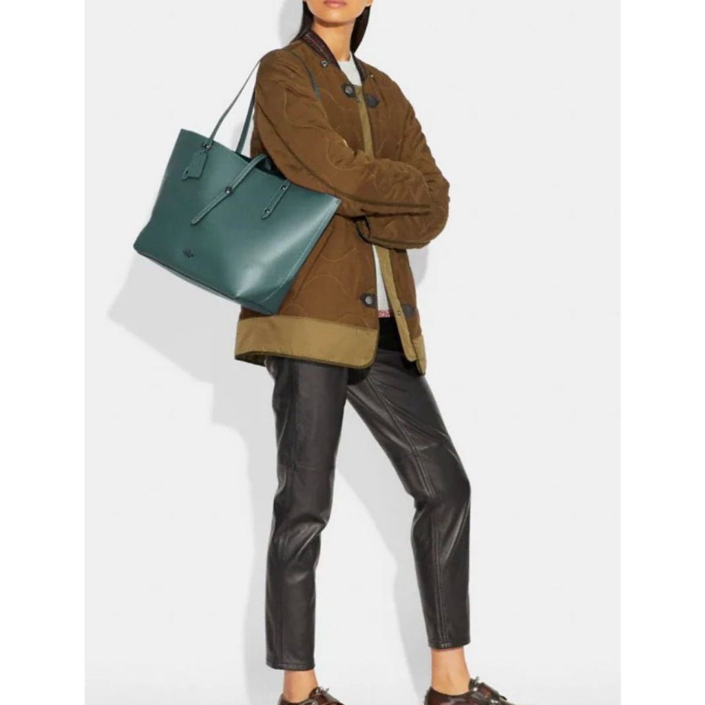 ORIG Preloved CCH Market Green Large Tote Bag