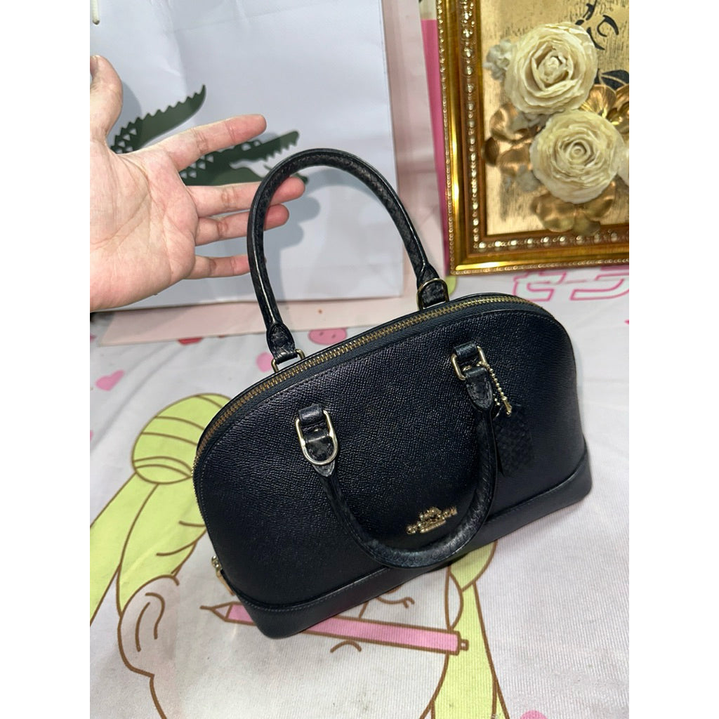 ORIG Preloved RARE CCH Mini Sierra Satchel Dome Blue Bag