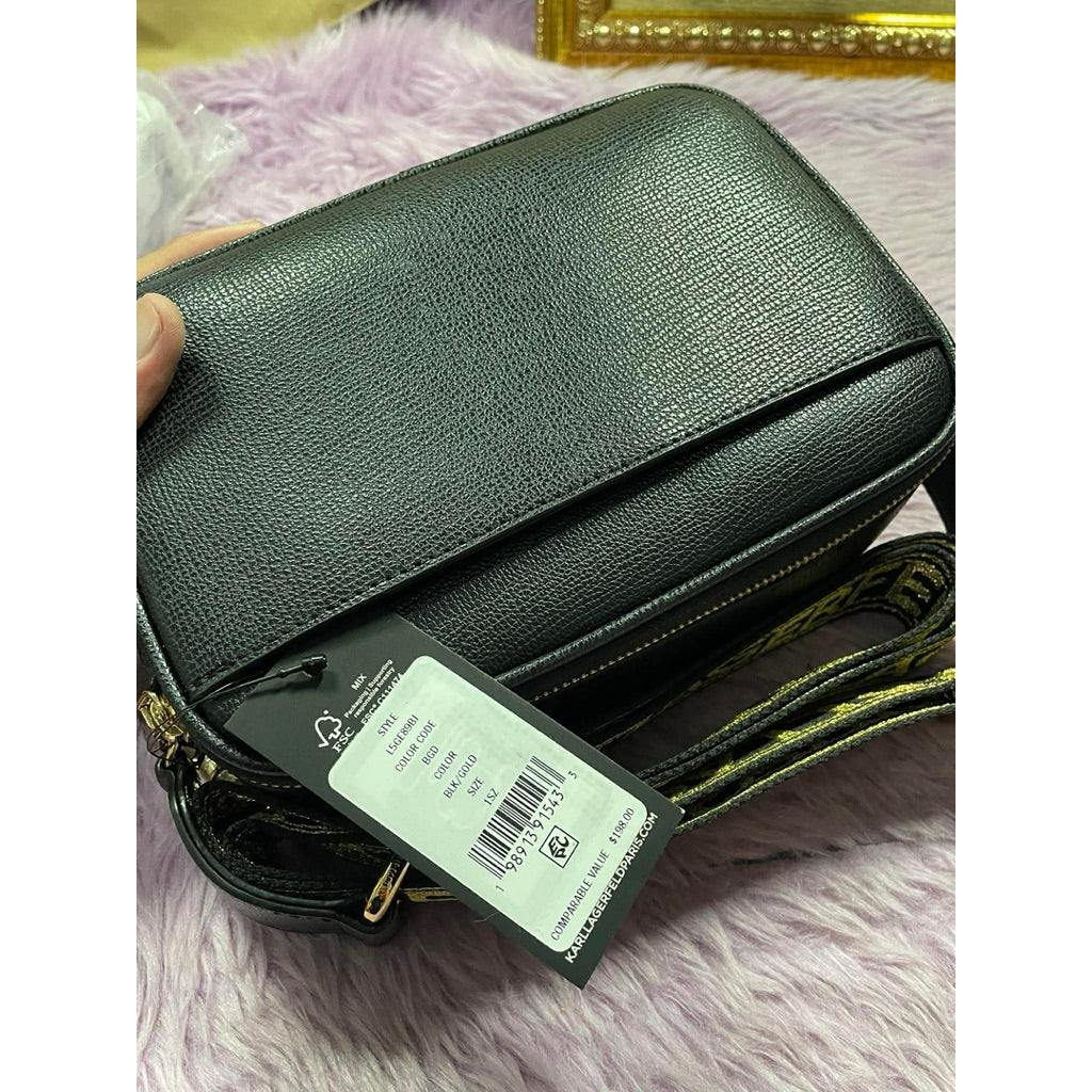 ORIG & IMPORTED Karl Lagerfeld KL Maybelle Crossbody Crossbody Double Zip Camera Bag