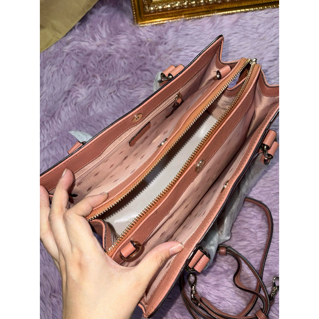 ORIG Preloved KS Mulberry Street Lise Satchel Brownish Pink Bag