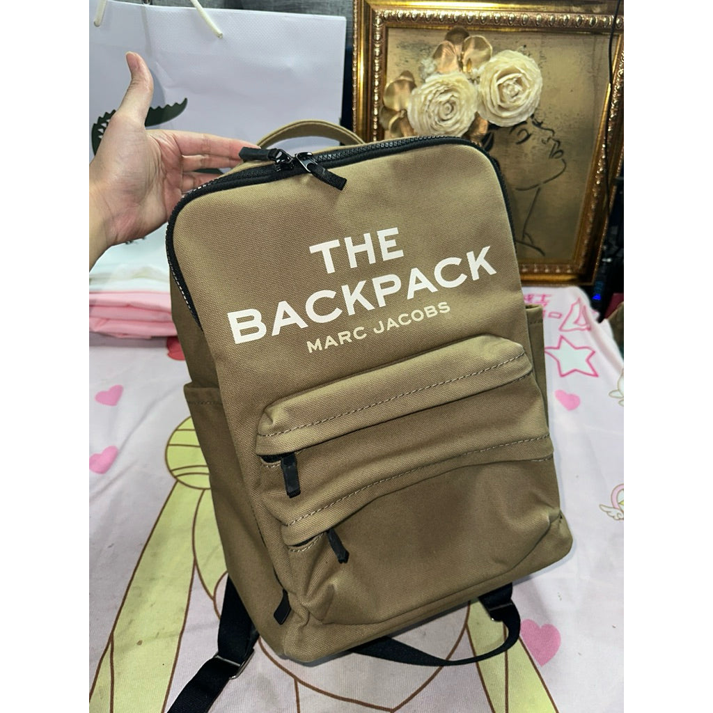 ORIG Preloved MJ Canvas The Backpack, Slate Green, Large Bag