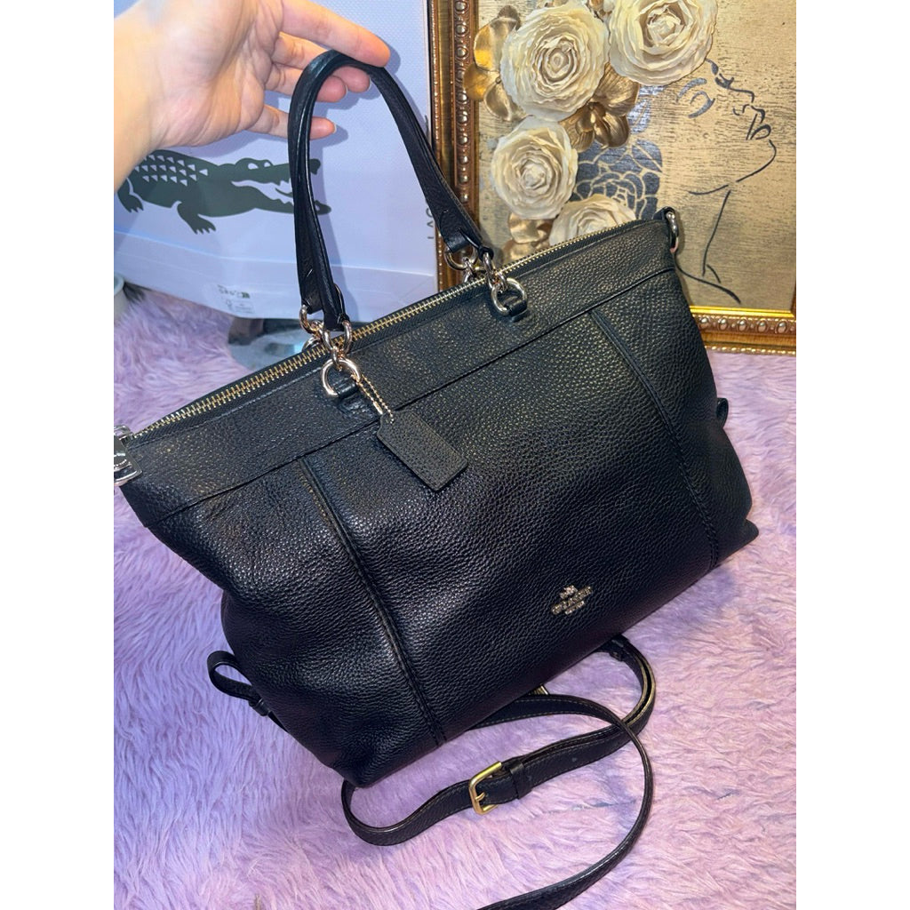 ORIG Preloved RARE CCH Lenox Satchel Black Bag