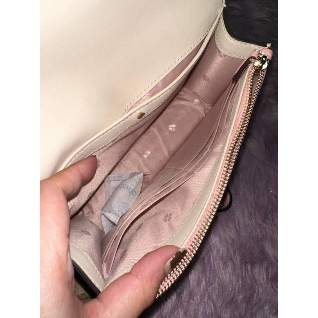 ORIG Preloved KS Knott Flap Crossbody Pink Small Phone Bag