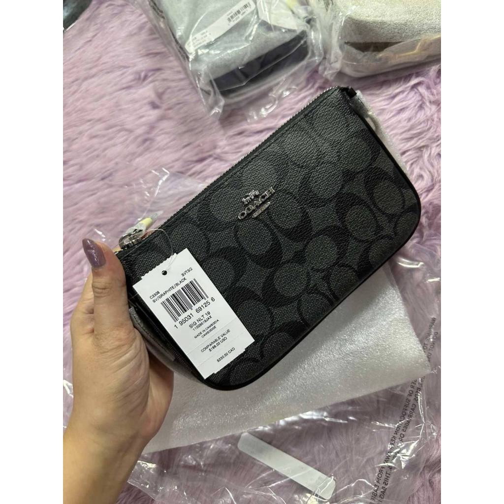 ORIG & IMPORTED CCH Nolita 19 In Signature Canvas Graphite Black Small Kilikili Bag