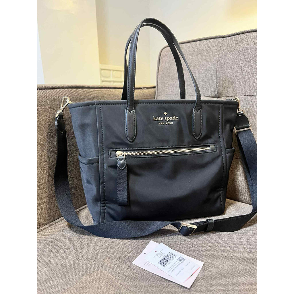 DISCONTINUED ‼️ NO RESTOCK!! ORIG & IMPORTED KS Chelsea Medium Satchel Nylon Bag Black
