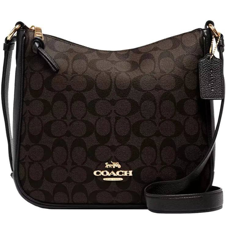 ORIG & IMPORTED CCH Ellie File Bag In Signature Canvas Khaki / Brown