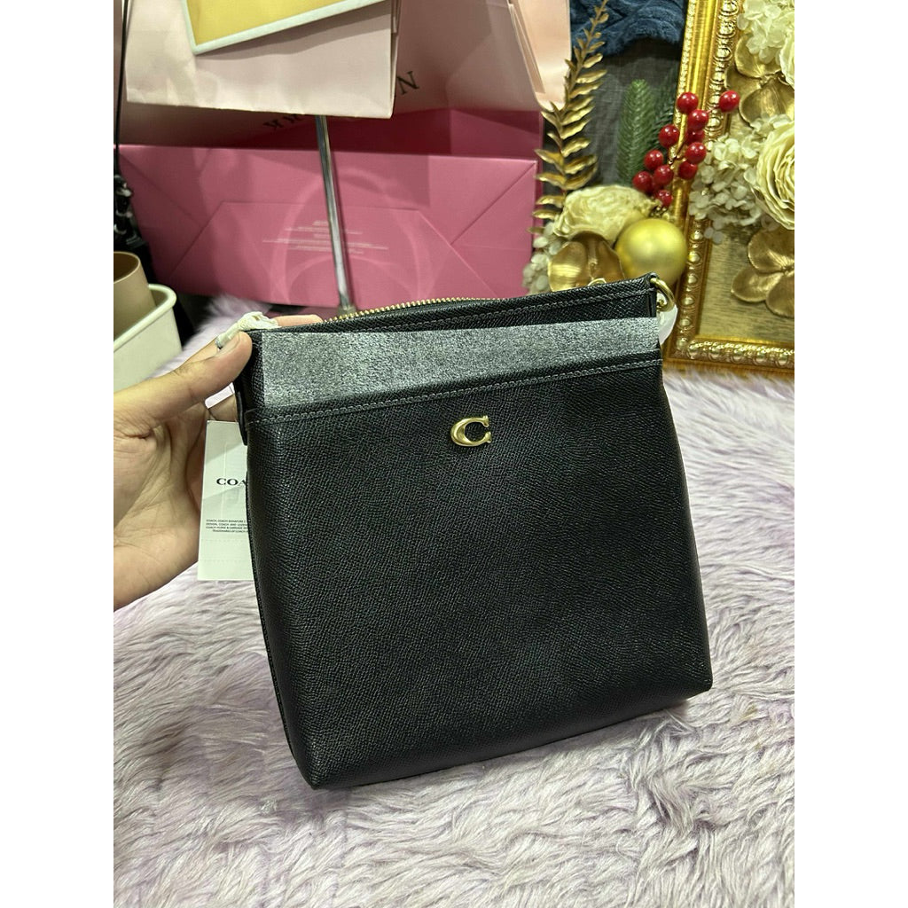 ORIG & IMPORTED CCH Kitt Messenger Crossbody File Slim Black Bag