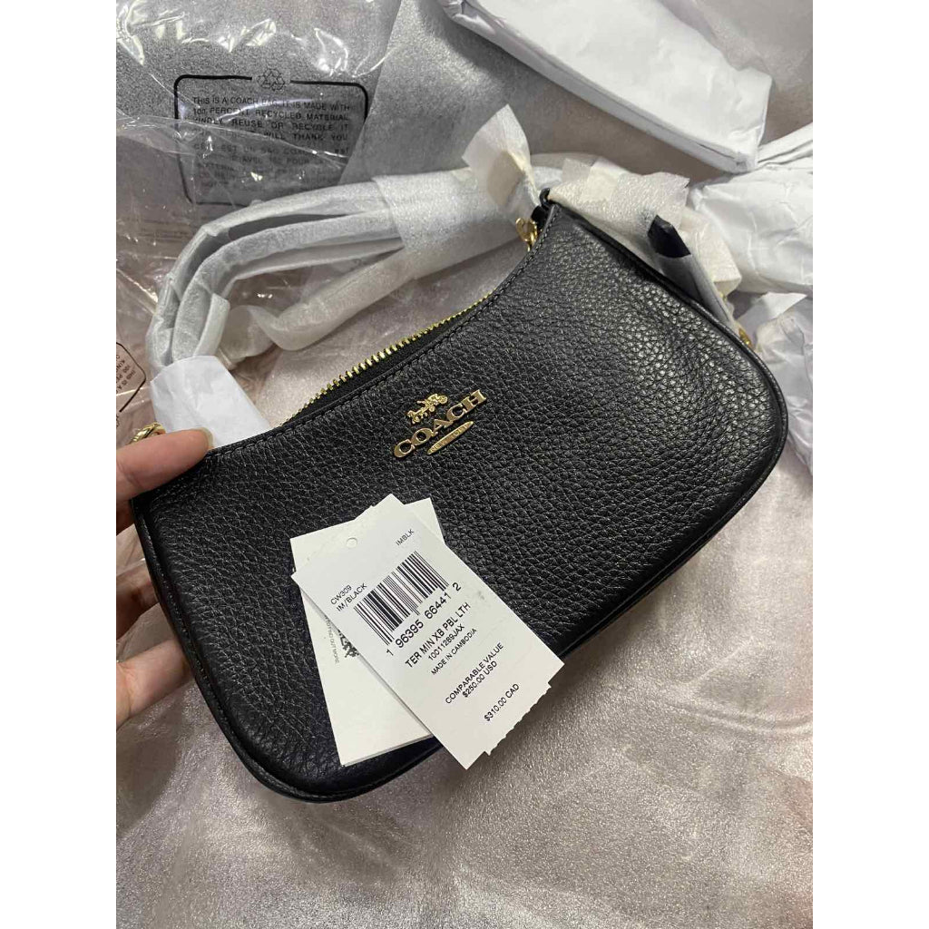 ORIG & IMPORTED CCH Teri Mini Crossbody Bag Black Chain Shoulder