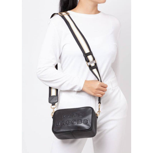 ORIG Preloved MJ Flash Leather Camera Black Crossbody Bag