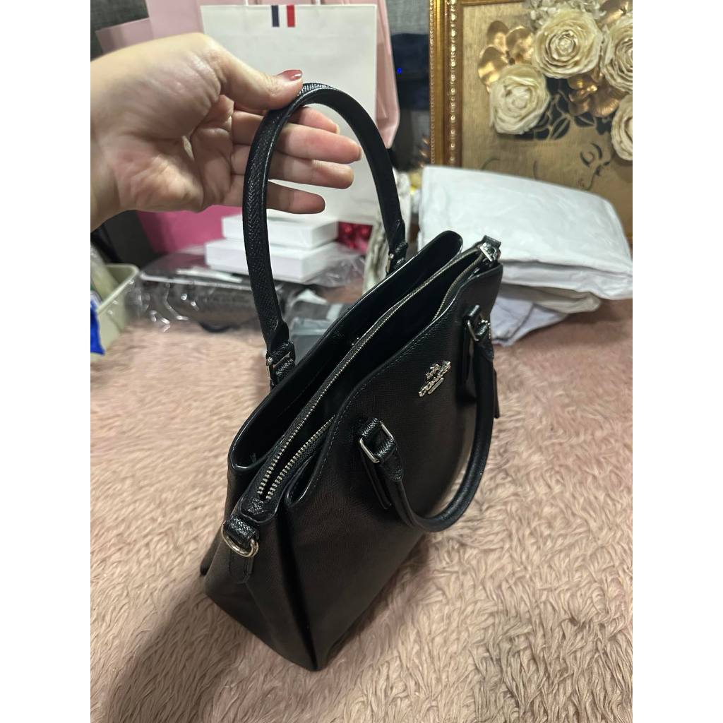 ORIG Preloved CCH Large Sage Carryall Satchel Black Bag