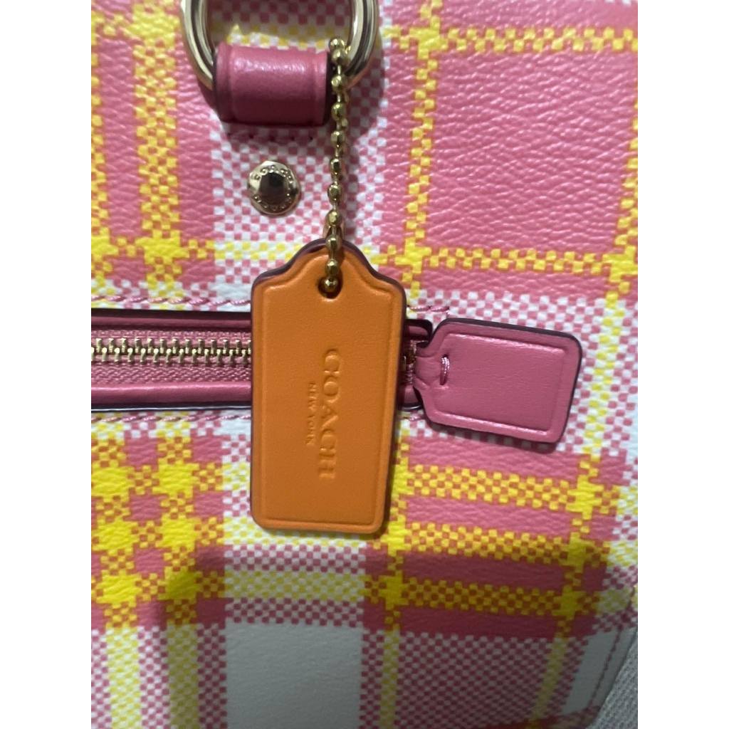 ORIG & IMPORTED CCH Rowan Satchel Pink Bag Plaid Print