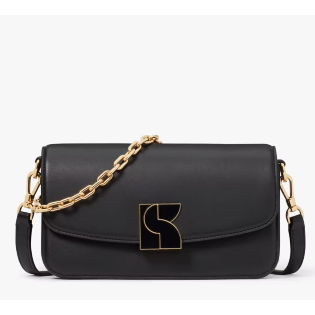 ORIG & IMPORTED KS Dakota Black / White Small Crossbody Bag