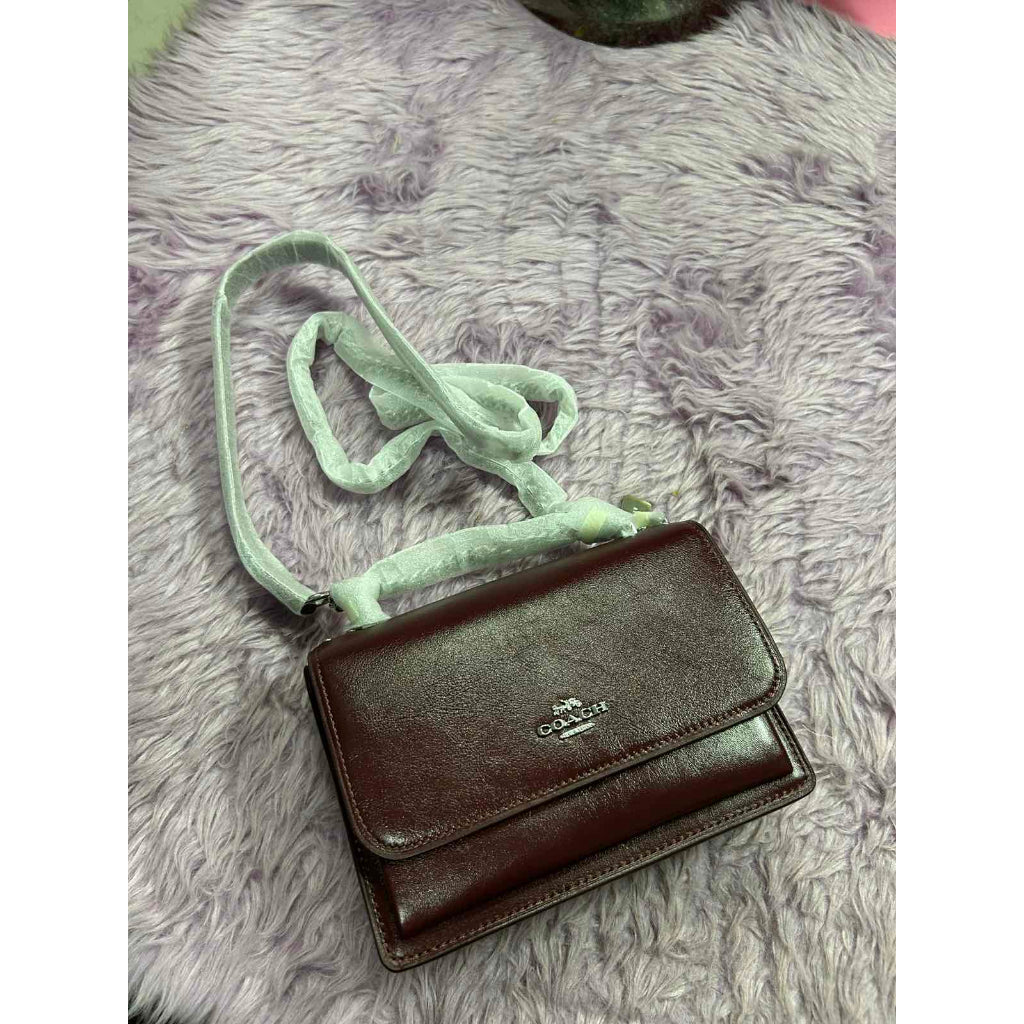 ORIG & IMPORTED CCH Mini Klare Crossbody Bag Dark Wine Maroon