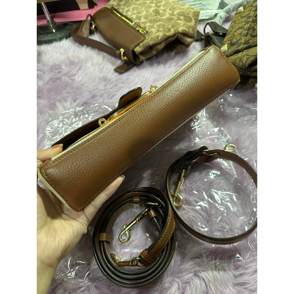 ORIG Preloved CCH Jade Shoulder Bag Orange Beige
