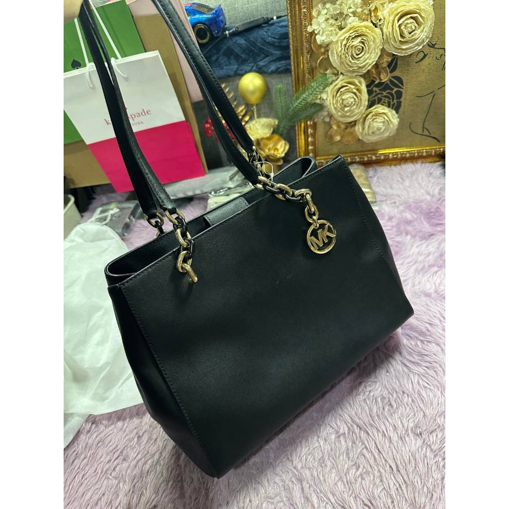 ORIG Preloved MK Sofia Large Tote Black Bag