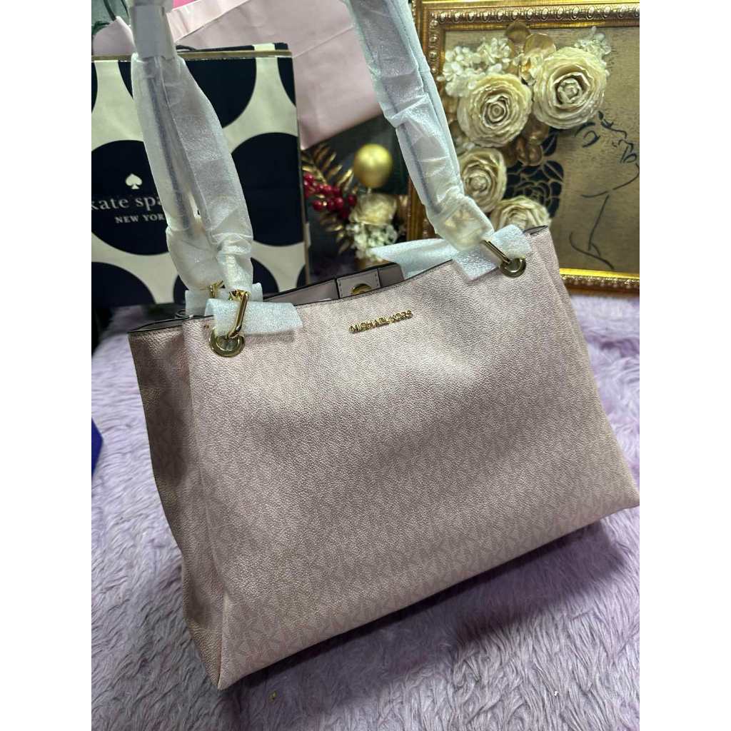 ORIG & IMPORTED MK Trisha Large Shoulder Pink Tote Bag