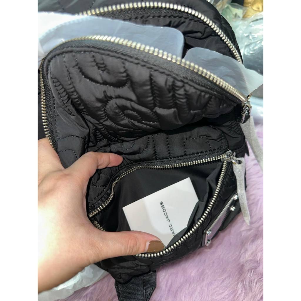 ORIG & IMPORTED MJ Nylon Quilted Mini Backpack Black Bag