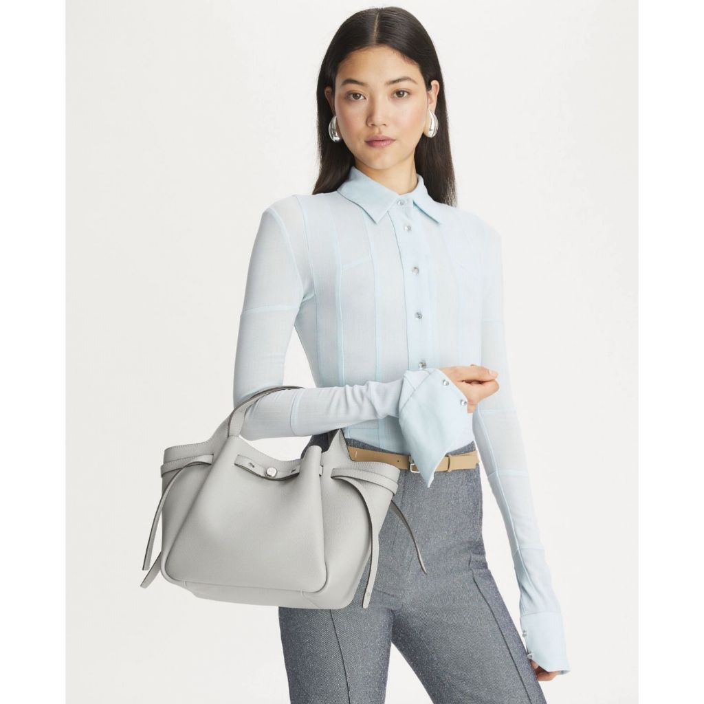 ORIG & IMPORTED TB Small Romy Top Handle Tote Gray Bag