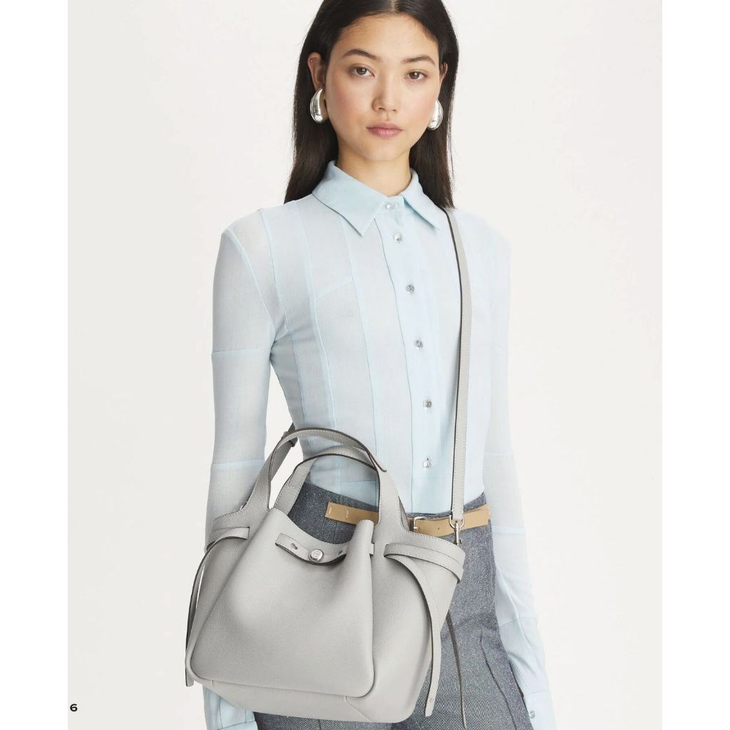 ORIG & IMPORTED TB Small Romy Top Handle Tote Gray Bag