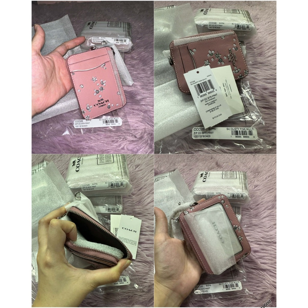 ORIG/IMPORTED ❤️ CCH ZIP CARD CASE WALLET COIN PURSE