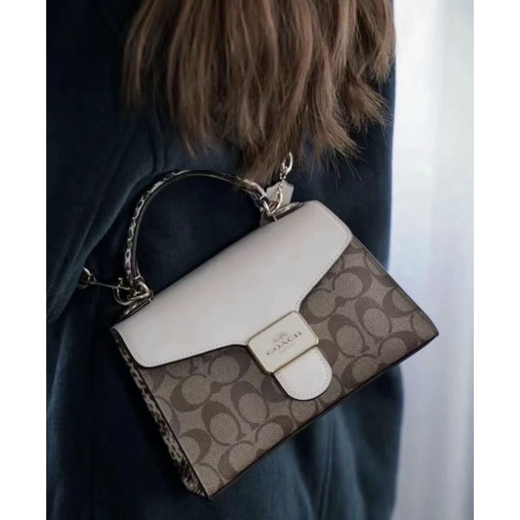 ORIG & IMPORTED CCH Pepper Satchel White Bag