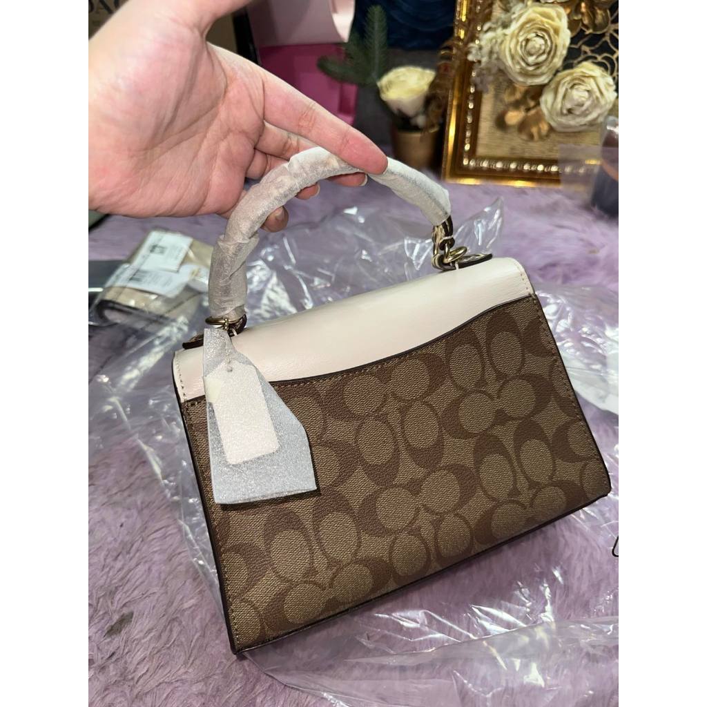 ORIG & IMPORTED CCH Pepper Satchel White Bag