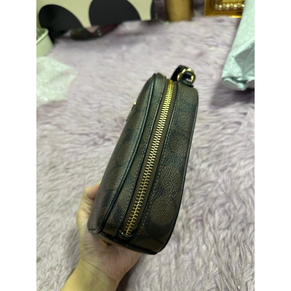 ORIG Preloved CCH Eva Phone Crossbody Small Brown Bag