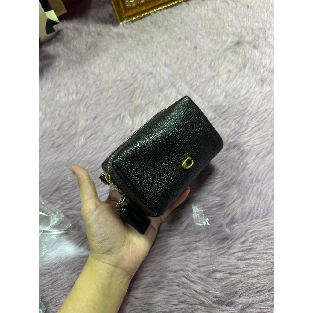 ORIG & IMPORTED CCH Essential Retail Mini Cosmetic Case Black Pouch Wristlet