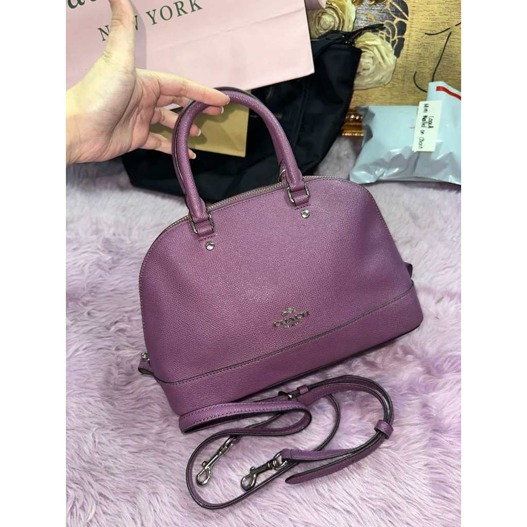 ORIG Preloved CCH Mini Sierra Satchel Dome Bag Dusty Lavender Purple