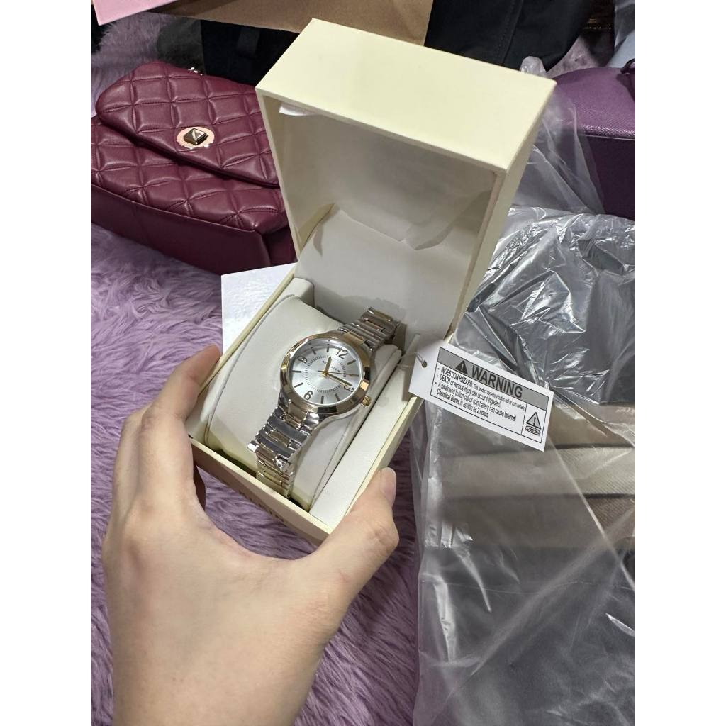 ORIG & IMPORTED AK Klein Two-Tone Gold/Silver Watch 5297svtt