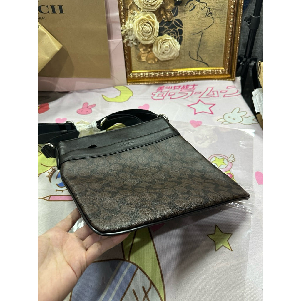 ORIG & IMPORTED CCH F54781 Charles Crossbody Slim Flat Men's Brown Bag