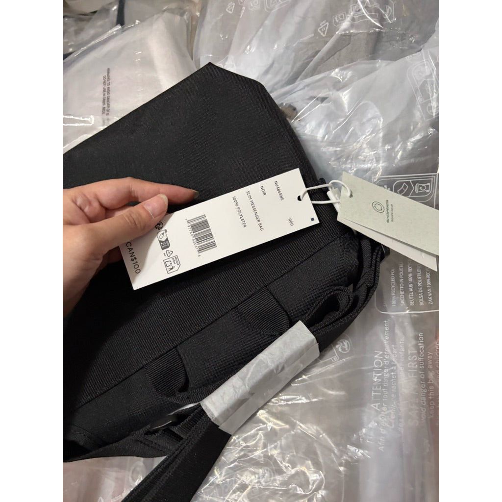 ORIG & IMPORTED Lacoste Neocroc Messenger Small Black Men's Bag