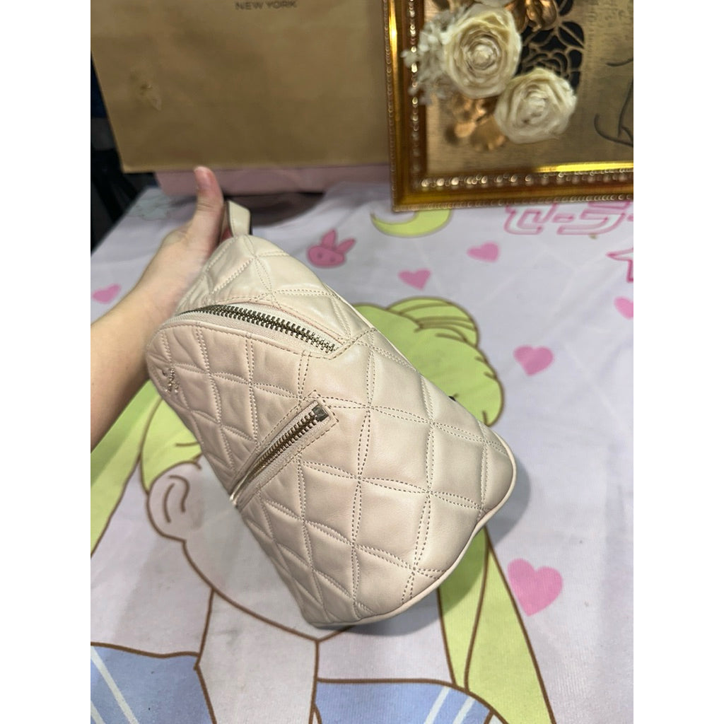 ORIG Preloved KS Natalia Mini Convertible White Cream Backpack Bag