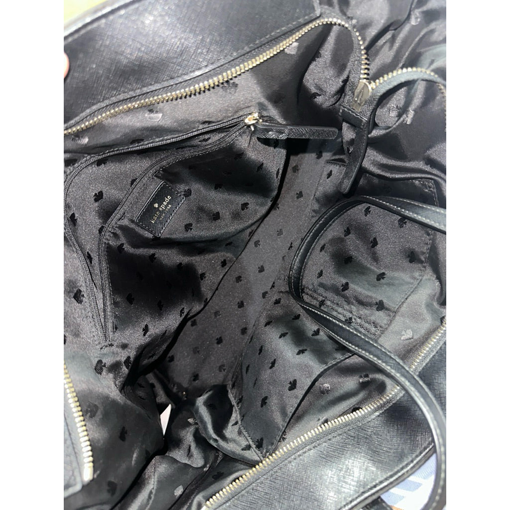 ORIG Preloved KS Blake Avenue Margareta Large Travel Tote Black Bag
