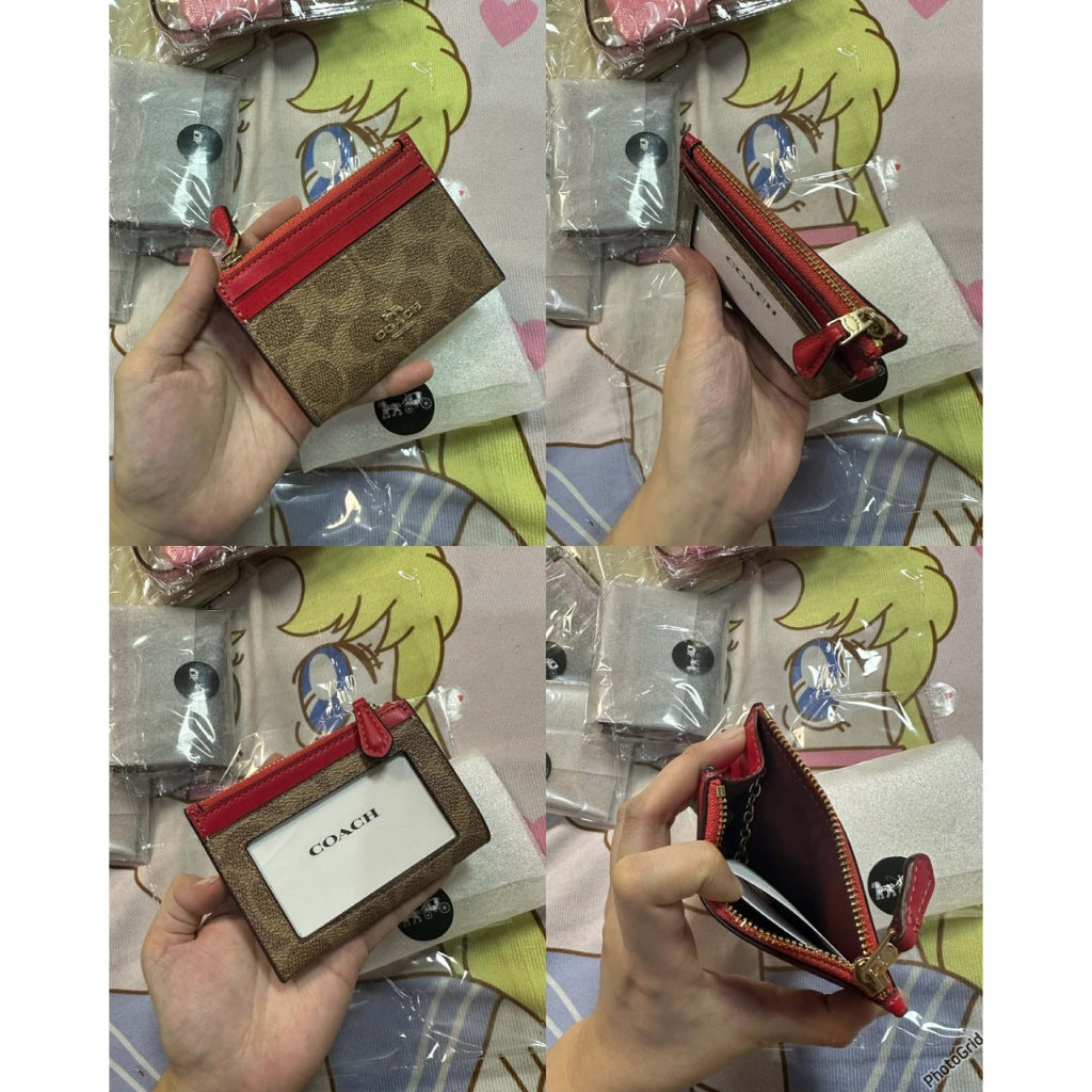 ORIG & IMPORTED Co@ch MINI SKINNY ID CASE CARD HOLDER SMALL WALLET - ORIG, US IMPORTED