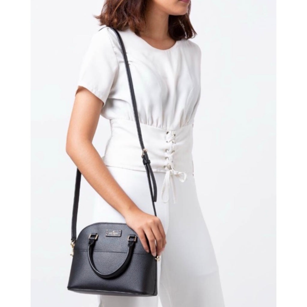 ORIG Preloved KS Mini Carli Grove Street Dome Black Bag