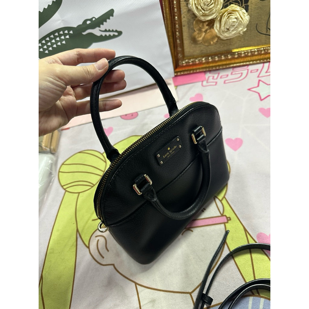 ORIG Preloved KS Mini Carli Grove Street Dome Black Bag