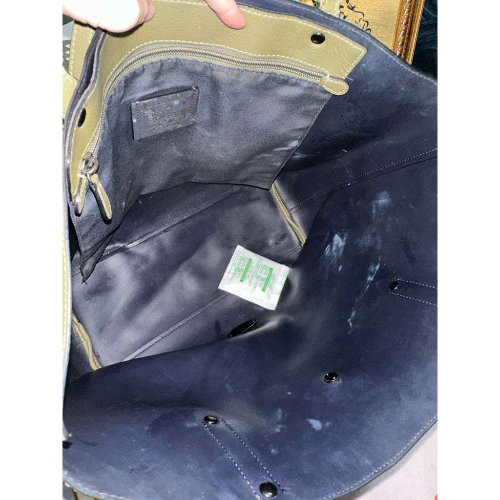 ORIG Preloved CCH Market Green Large Tote Bag