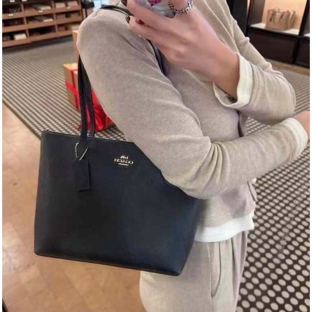 ORIG & IMPORTED CCH Fiona Zip Small Tote Bag Black