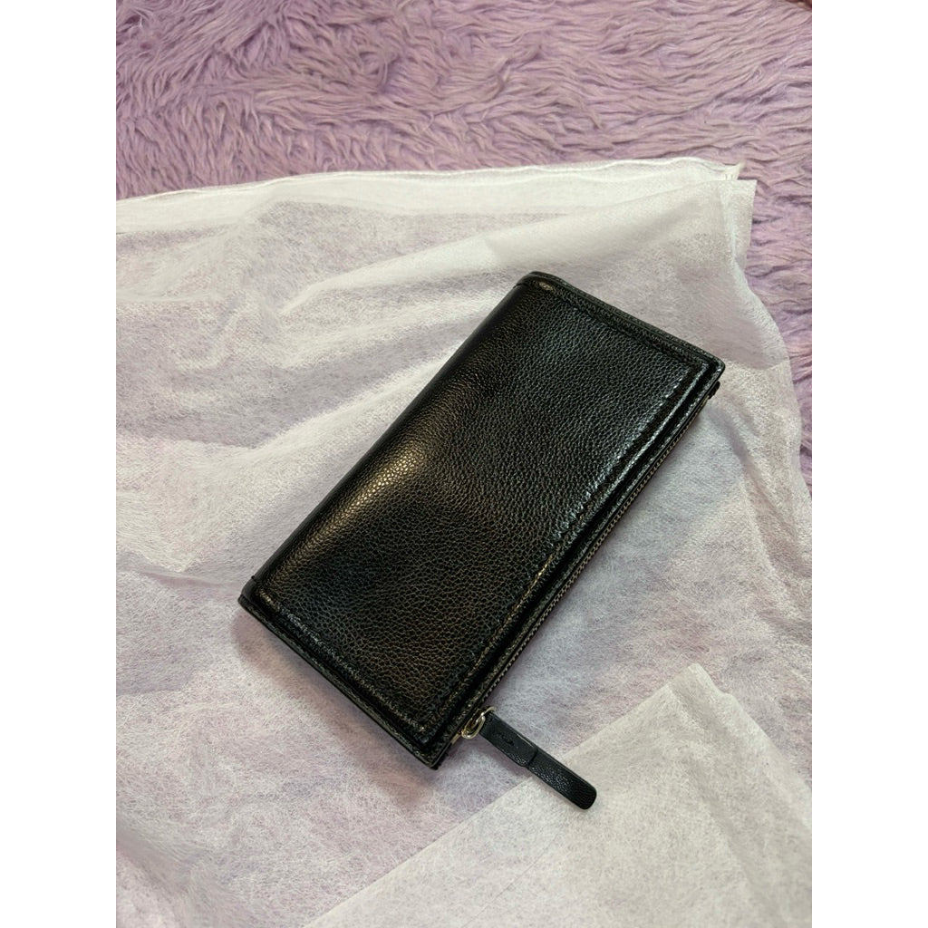ORIG Preloved KS Patterson Drive Braylon Large Long Wallet Black