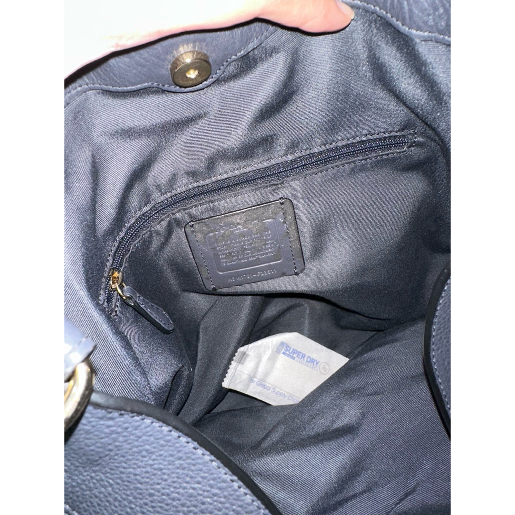 ORIG Preloved CCH Lexy Large Navy Blue Shoulder Bag